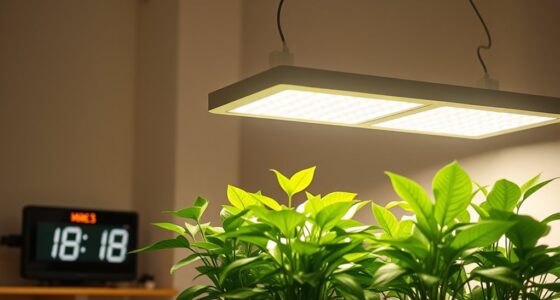 indoor plant light timing