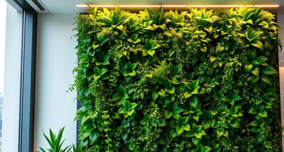indoor vertical garden installation