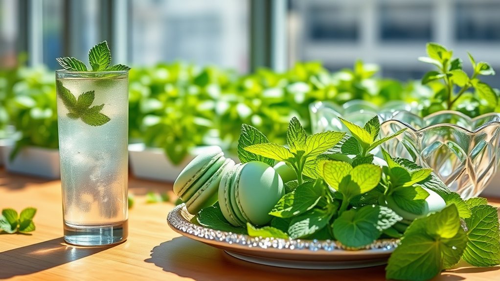mint infused hydroponic creations