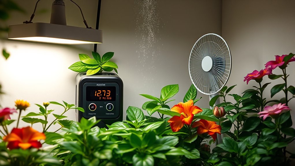 monitor environment adjust watering