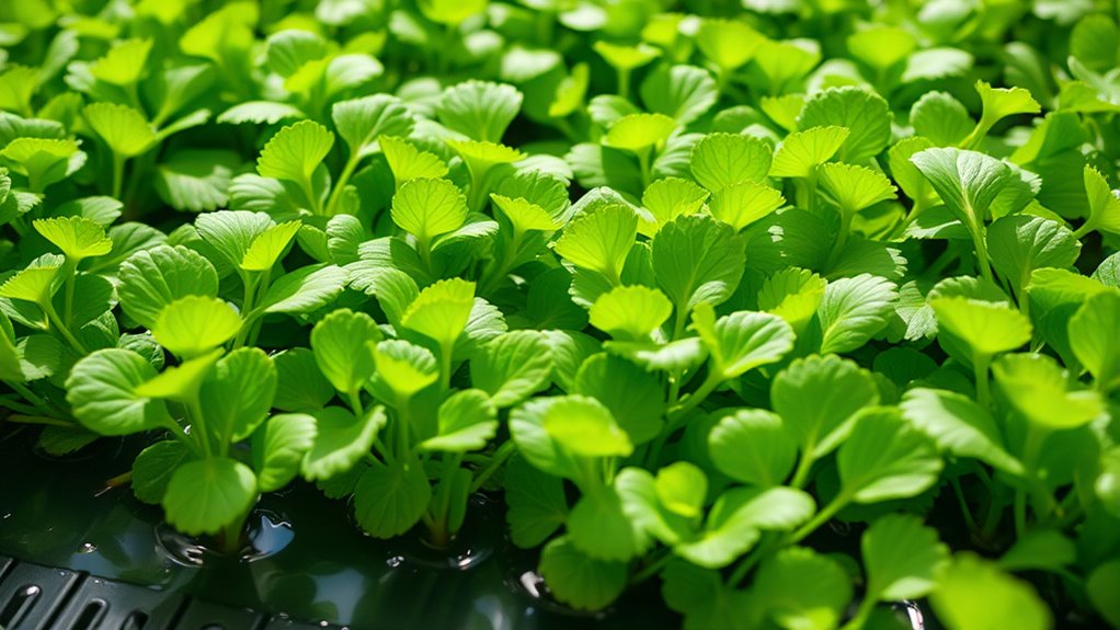 nutrient rich hydroponic watercress cultivation
