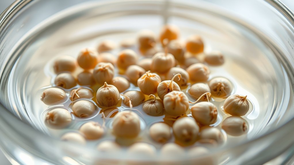 pre soaking enhances seed germination