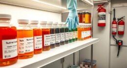 proper nutrient concentrate storage