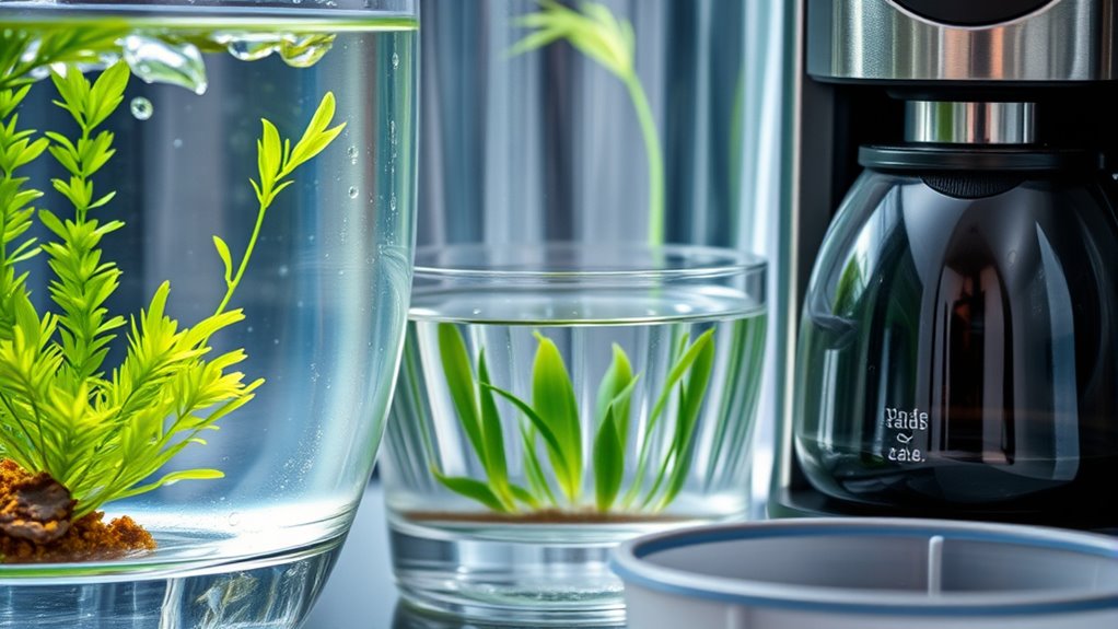 regular water testing and changes