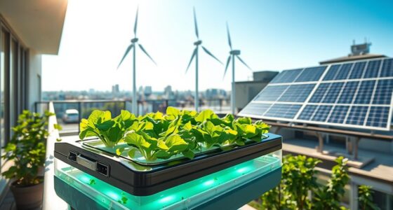 renewable hydroponic energy use