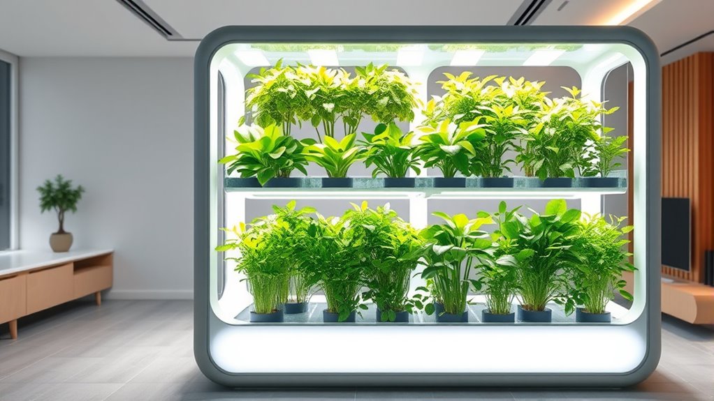 smart indoor hydroponic gardening