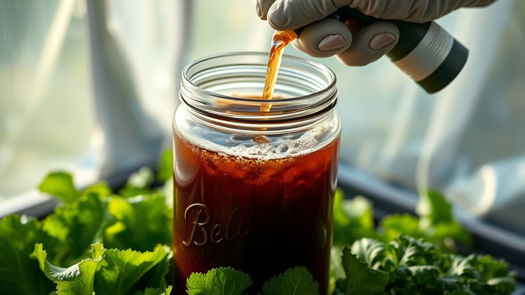 use compost tea regularly