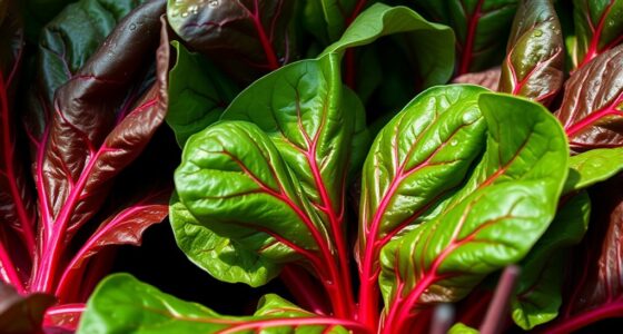 vibrant hydroponic swiss chard