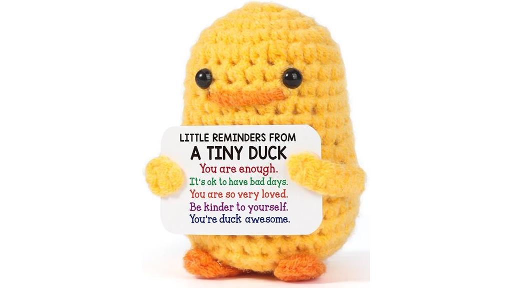 crochet duck for comfort