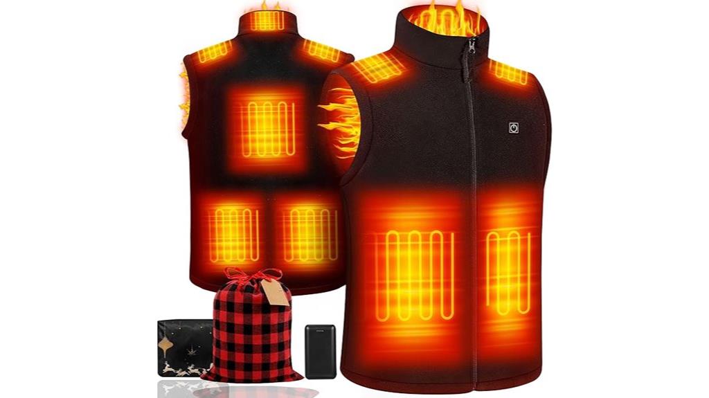 heated unisex battery vest