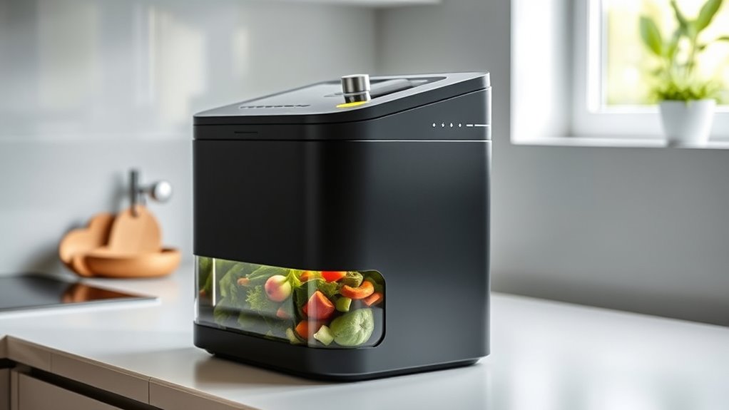 kitchen compost bin features