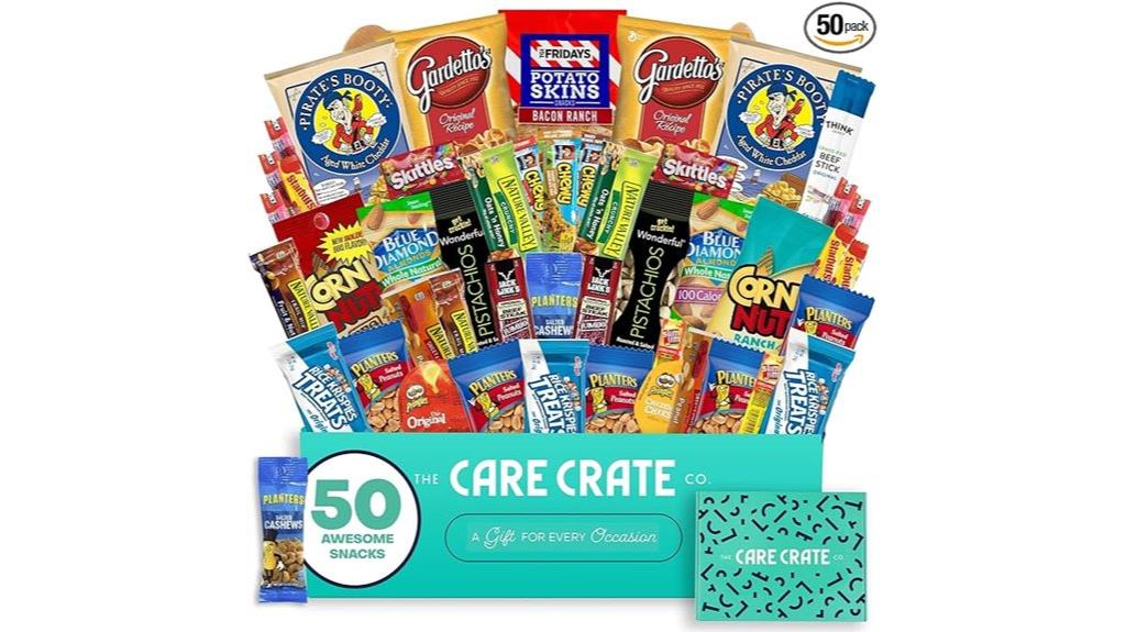 men s 50 pack snack box