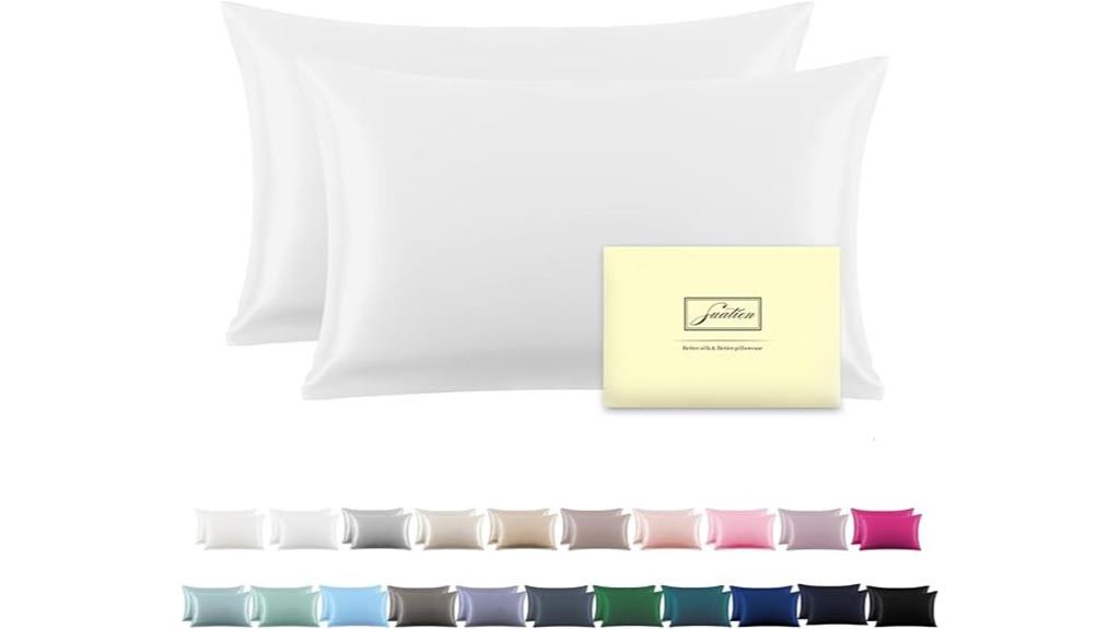 silk pillowcases set of two