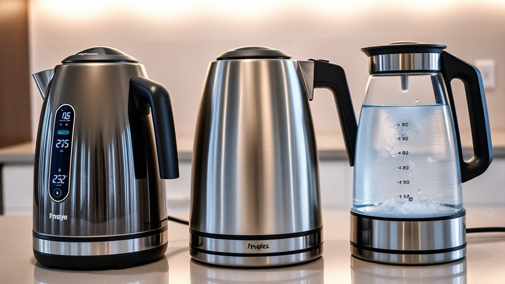 top electric kettles with temp