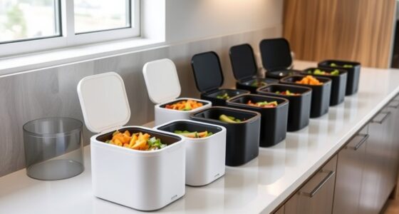 top electric kitchen compost bins