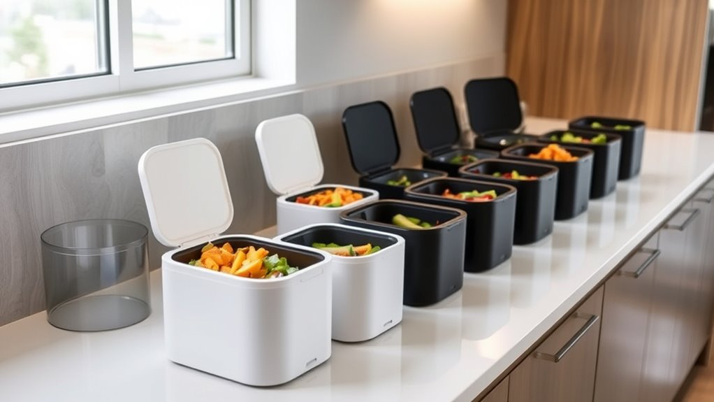 top electric kitchen compost bins