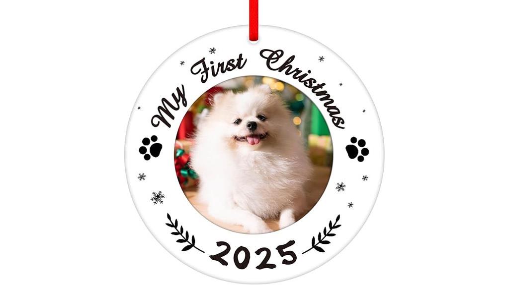 waahome dog christmas ornament