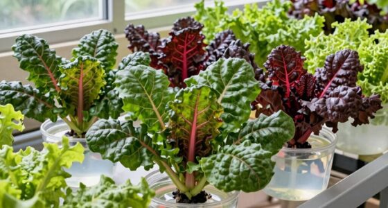 chard thrives indoors hydroponically