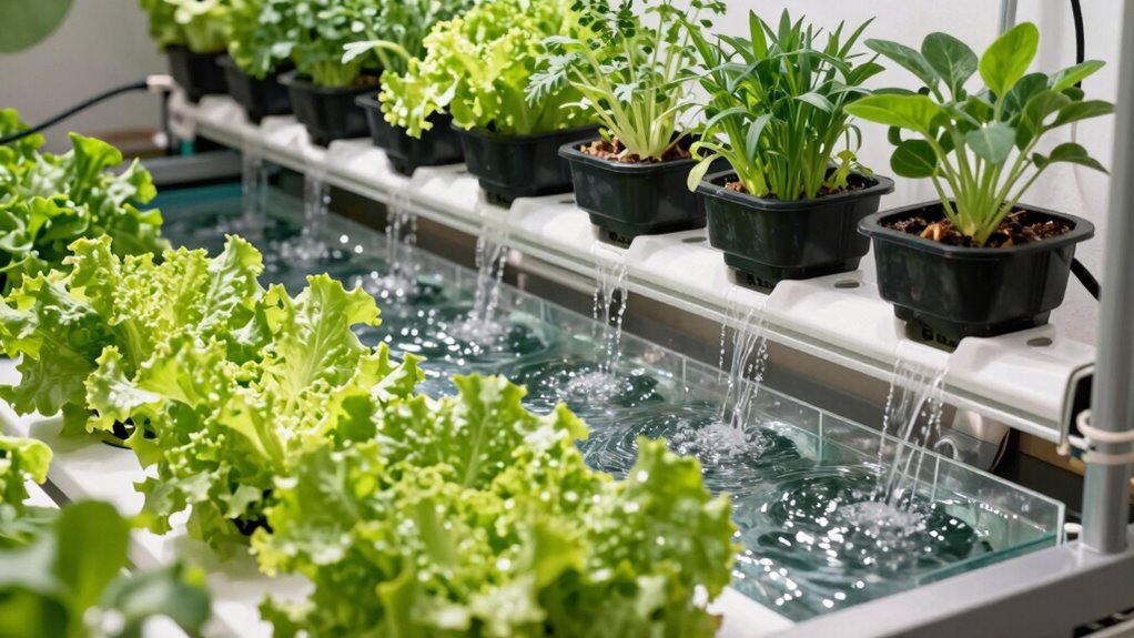 efficient hydroponic crop cultivation