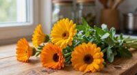 growing calendula indoors