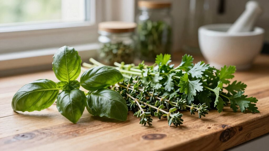 herb flavor diminishes indoors