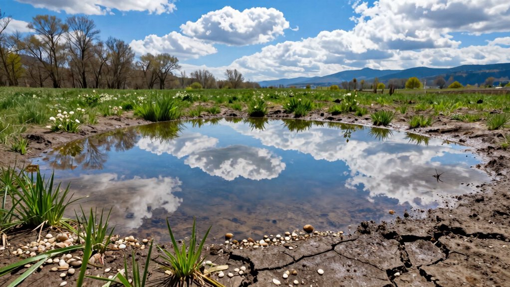 increased evaporation during warmer months