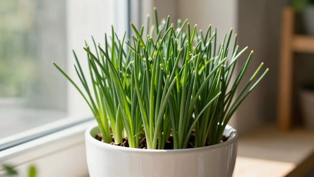 indoor chives thrive continuously