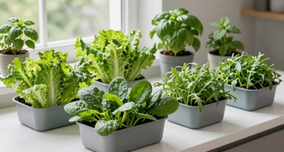 indoor crops for salads