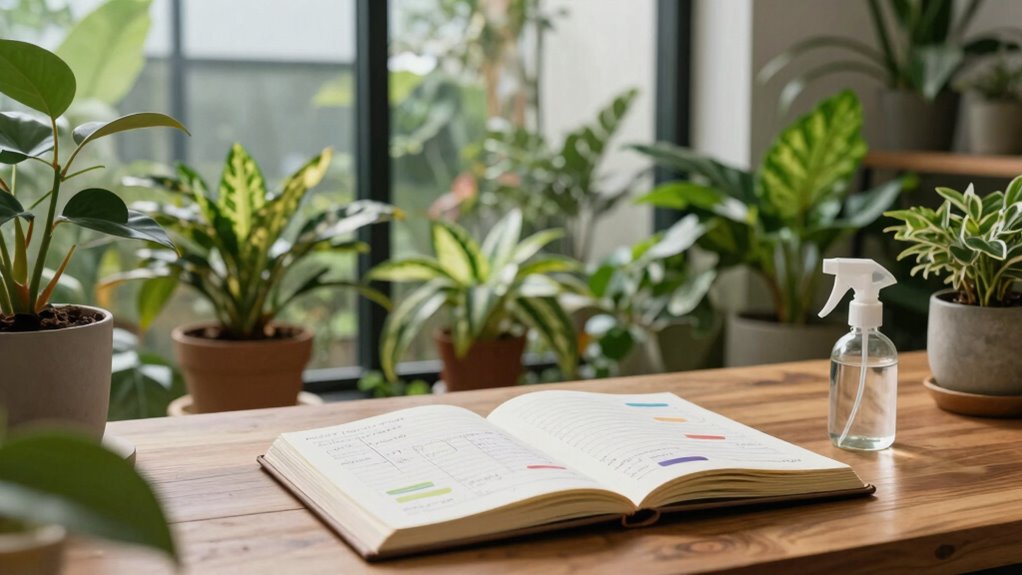 indoor garden nutrient tracking
