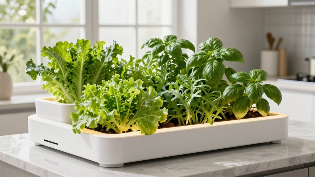 indoor salad garden options