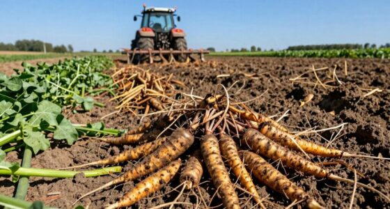manage leftover root residue