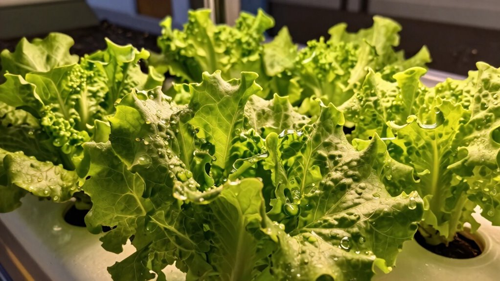 optimal indoor lettuce growth