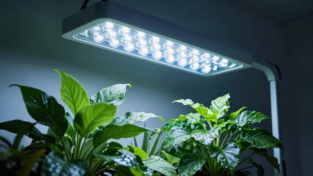 optimized grow light settings