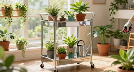 organized indoor gardening tools