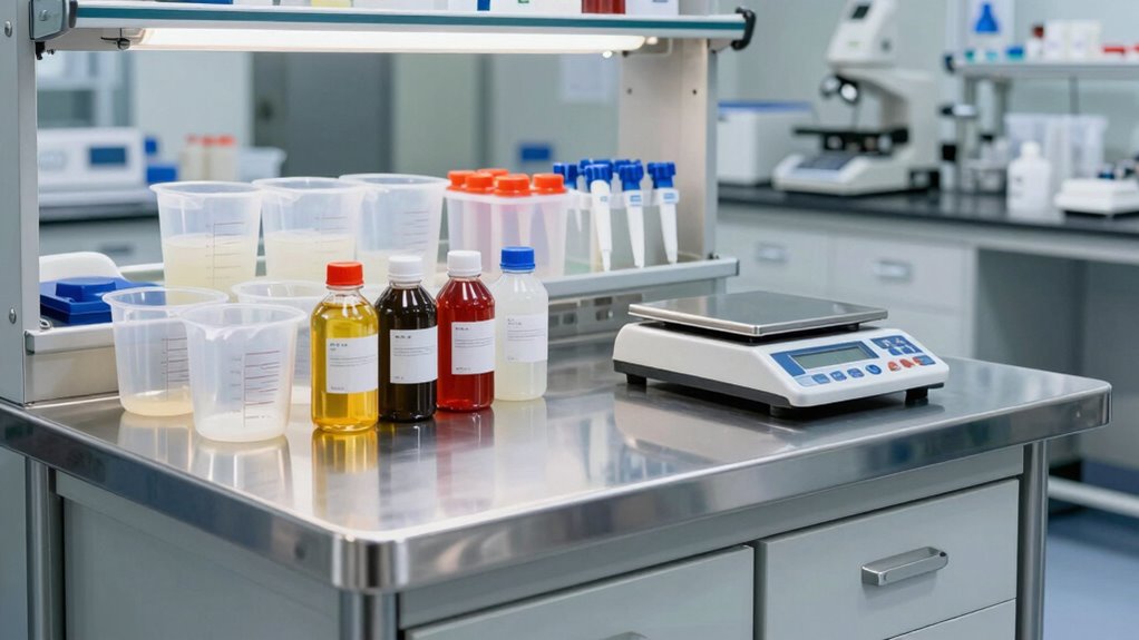 organized nutrient mixing stations