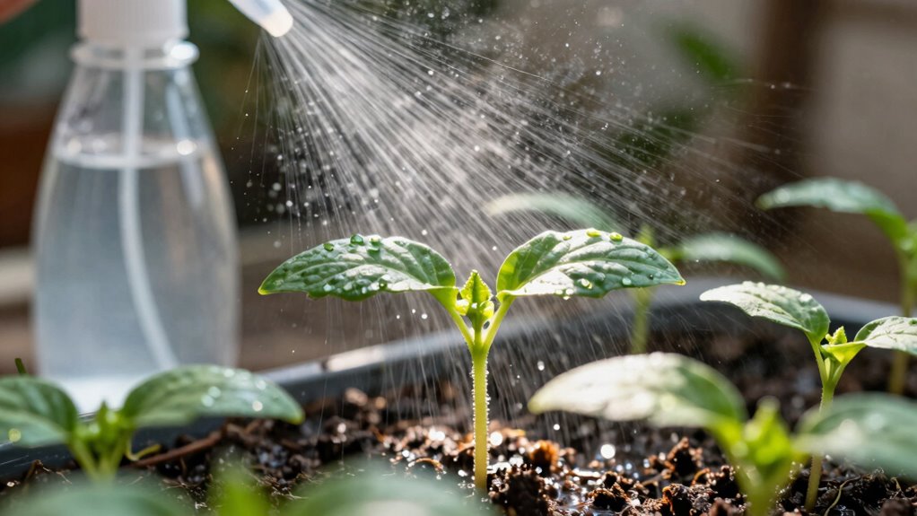 over fertilizing damages seedlings