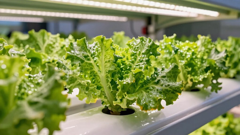 premature indoor lettuce harvests