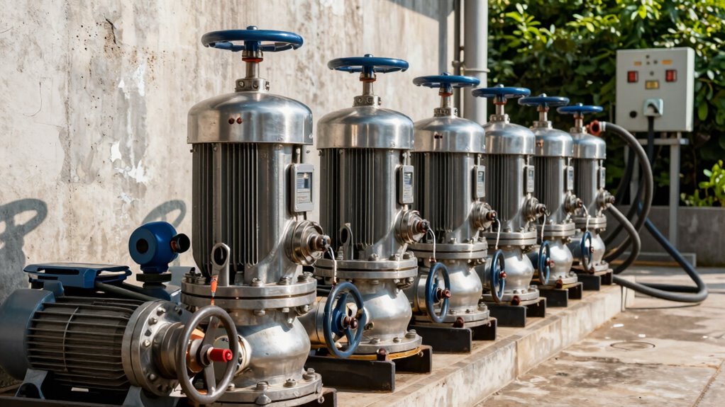 prepare emergency pump backups
