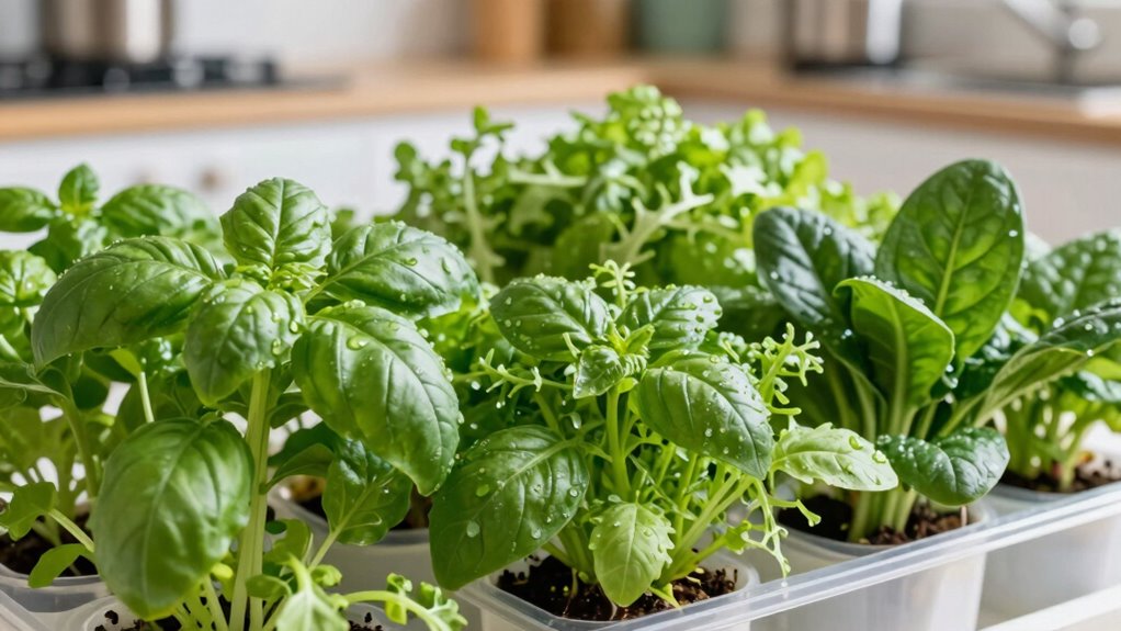quick hydroponic greens
