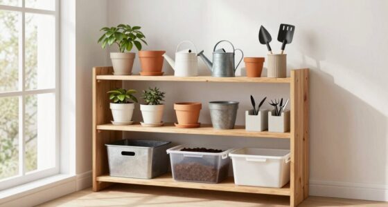 simple indoor garden storage