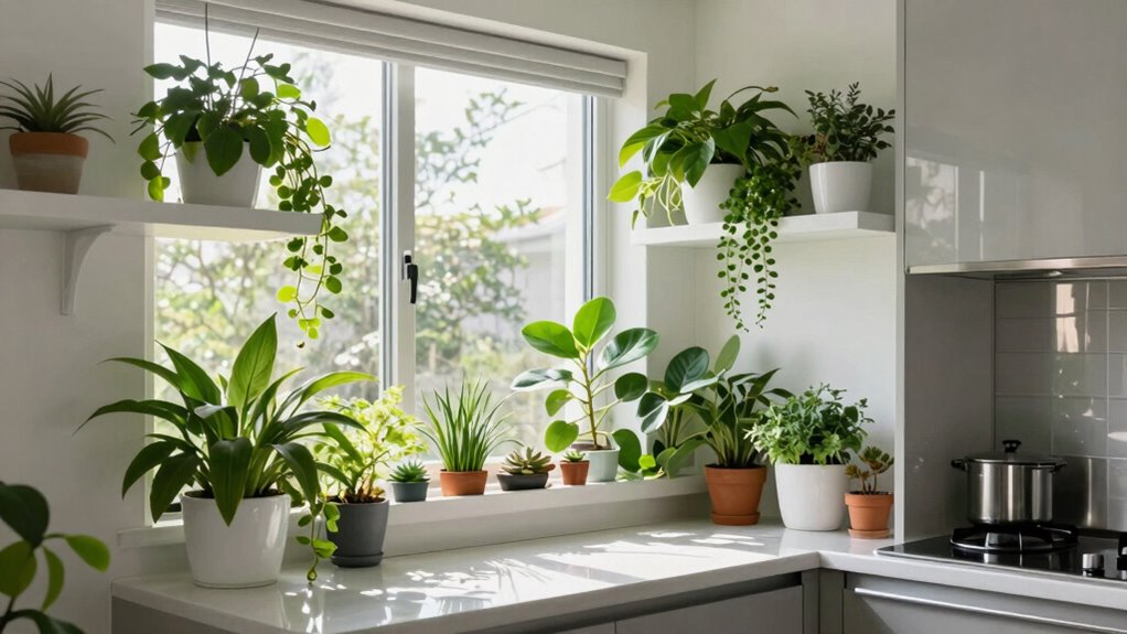 small kitchen indoor garden