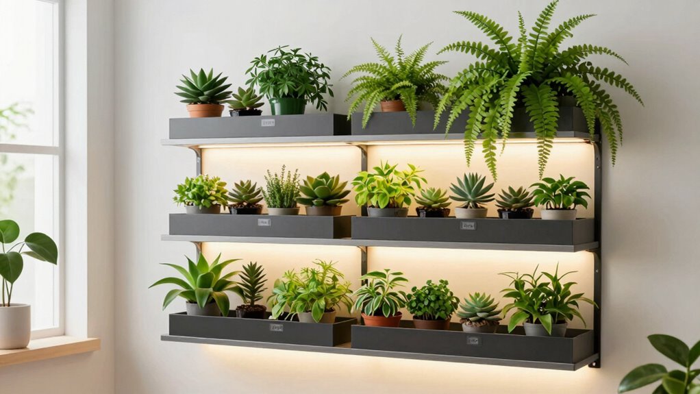 smart organized plant arrangement