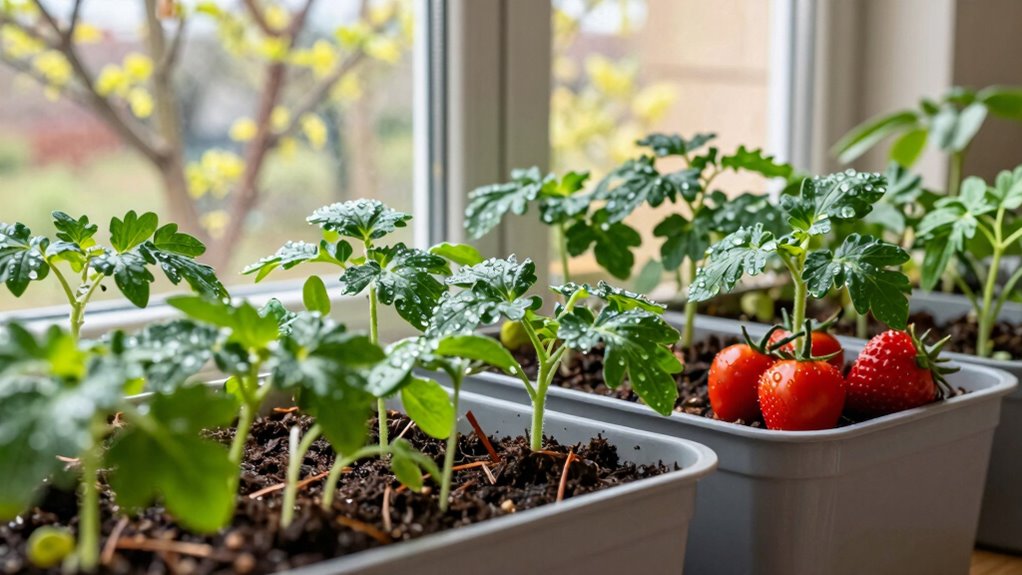 spring enhances indoor fruiting growth