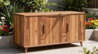 stylish functional outdoor storage