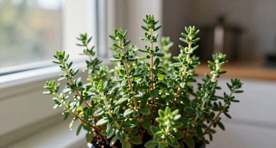 thyme prefers leaner environments