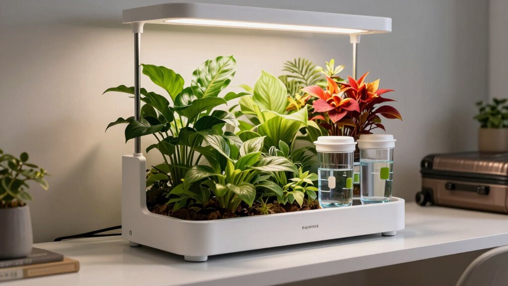 travel friendly automated plant care