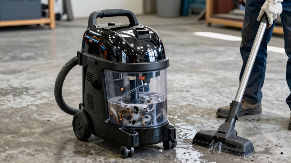 vacuums handle serious spills