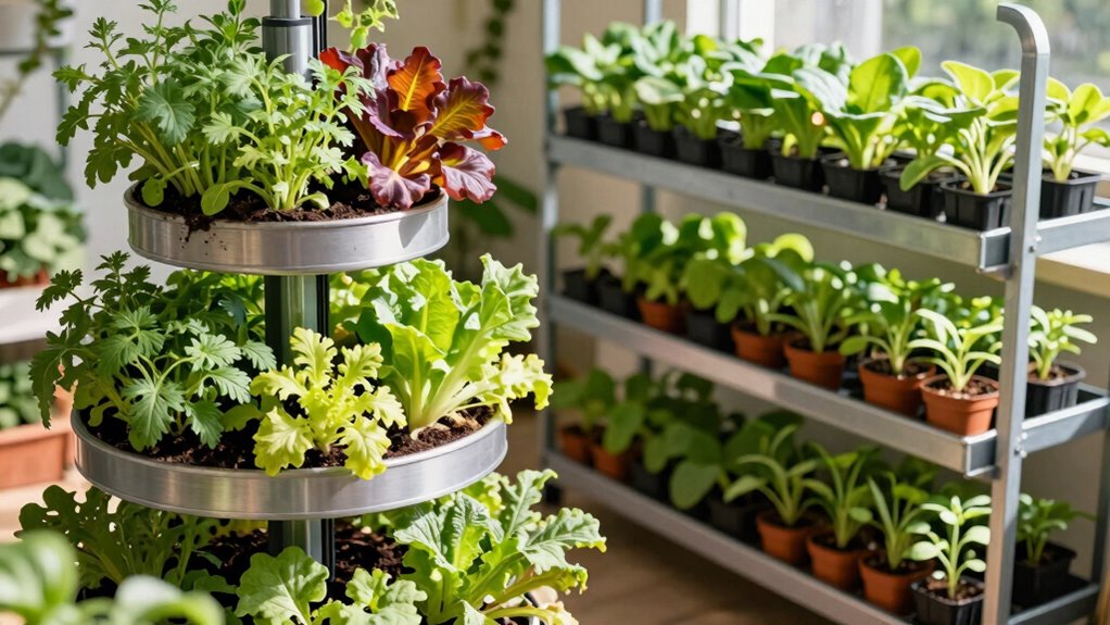 vertical growing system comparison