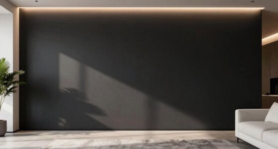 wall position affects lighting