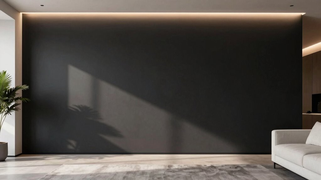 wall position affects lighting